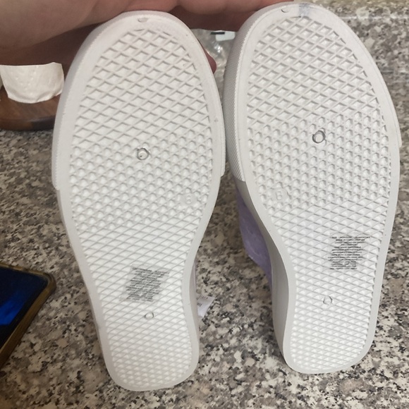 Studio 1886 Canvas Sneakers Lavender + Flower Design Slip Ons BRAND NEW size 8 - Picture 10 of 16